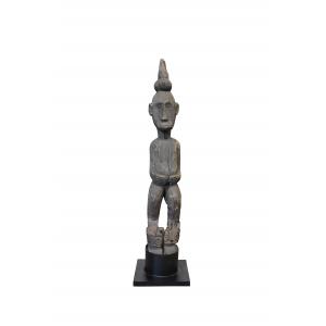 TRIBAL STATUE ON STAND