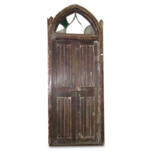 door in gothic style