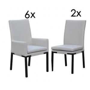 Set mit 8 Stühlen