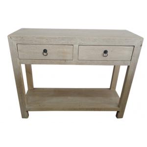 console with 2 drawers and shelf