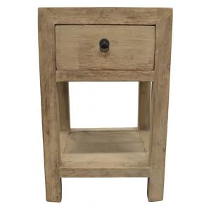 side table with 1 drawer with shelf