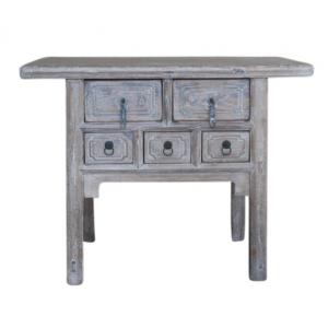 console with 5 drawers