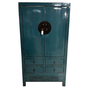 high cabinet with 2 doors and 4 drawers