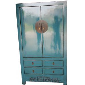 high cabinet with 2 doors and 4 drawers